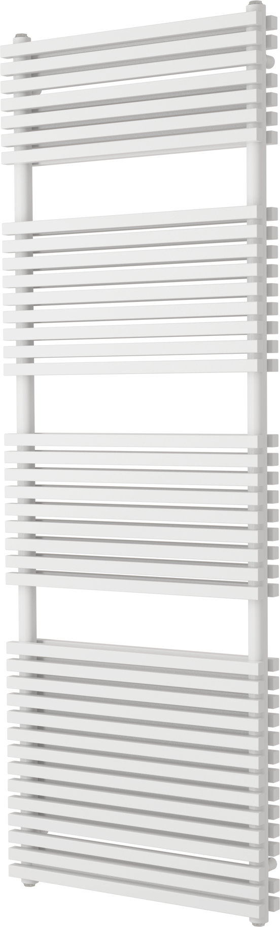 Vipera Vesuvio dubbele handdoekradiator 60 x 180 cm elektrische verwarming glanzend wit zij- en middenaansluiting 2.500W, weerstand inbegrepen