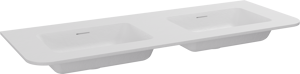 Storke Mata Soft Doppelwaschtisch matte solid surface 120 x 46 cm