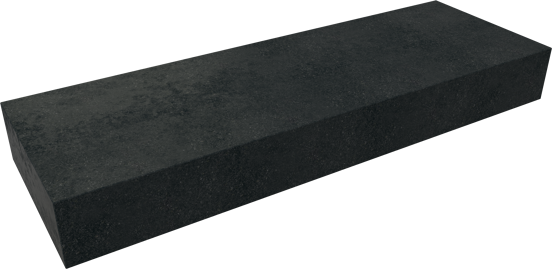 Balmani Nova Handwaschbecken: Granit, poliert, 60 x 20 cm