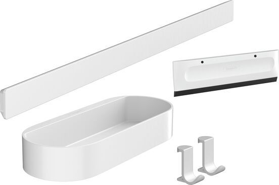 Hansgrohe WallStoris Dusch-Accessoires-Set weiß matt