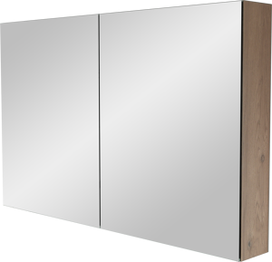Storke Reflecta spiegelkast 120 x 75 cm ruw eiken