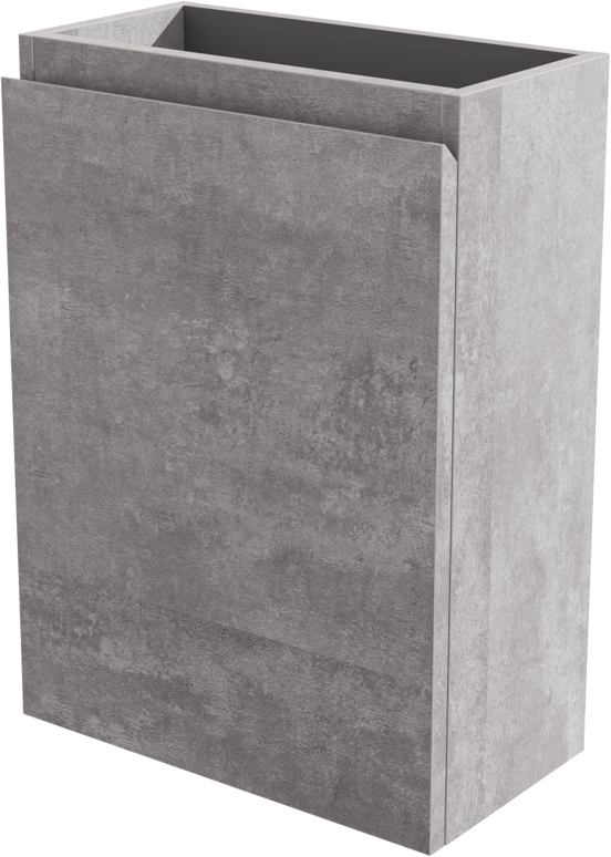 Linie Lado hängende Toilettenschrank 40 x 21 cm beton dunkelgrau
