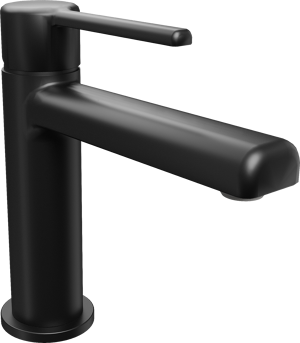 Linie Otis Coolstart standaard wastafelkraan mat zwart