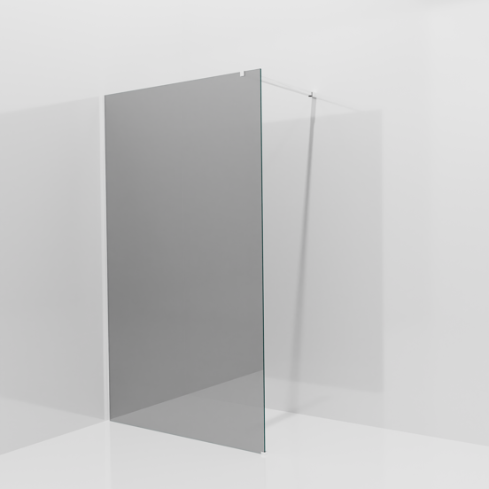 Balmani Modular inloopdouche: 120 x 200 cm, Reflex spiegelglas, Glanzend chroom profielen