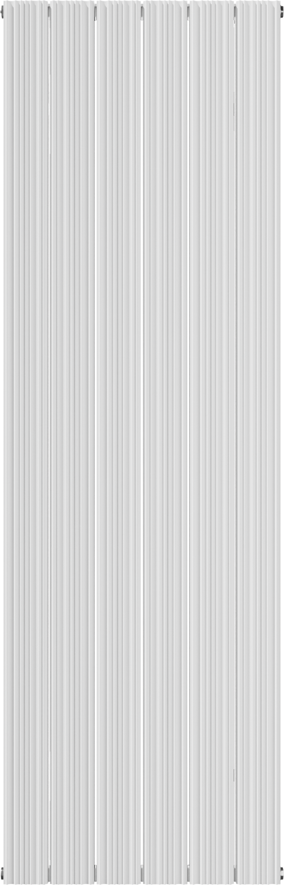 Vipera Mares sèche-serviettes double 56,5 x 180 cm chauffage central blanc mat raccordements latéral et central possibles 2159W