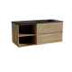 Storke Edge meuble salle de bains avec plan vasque Scuro