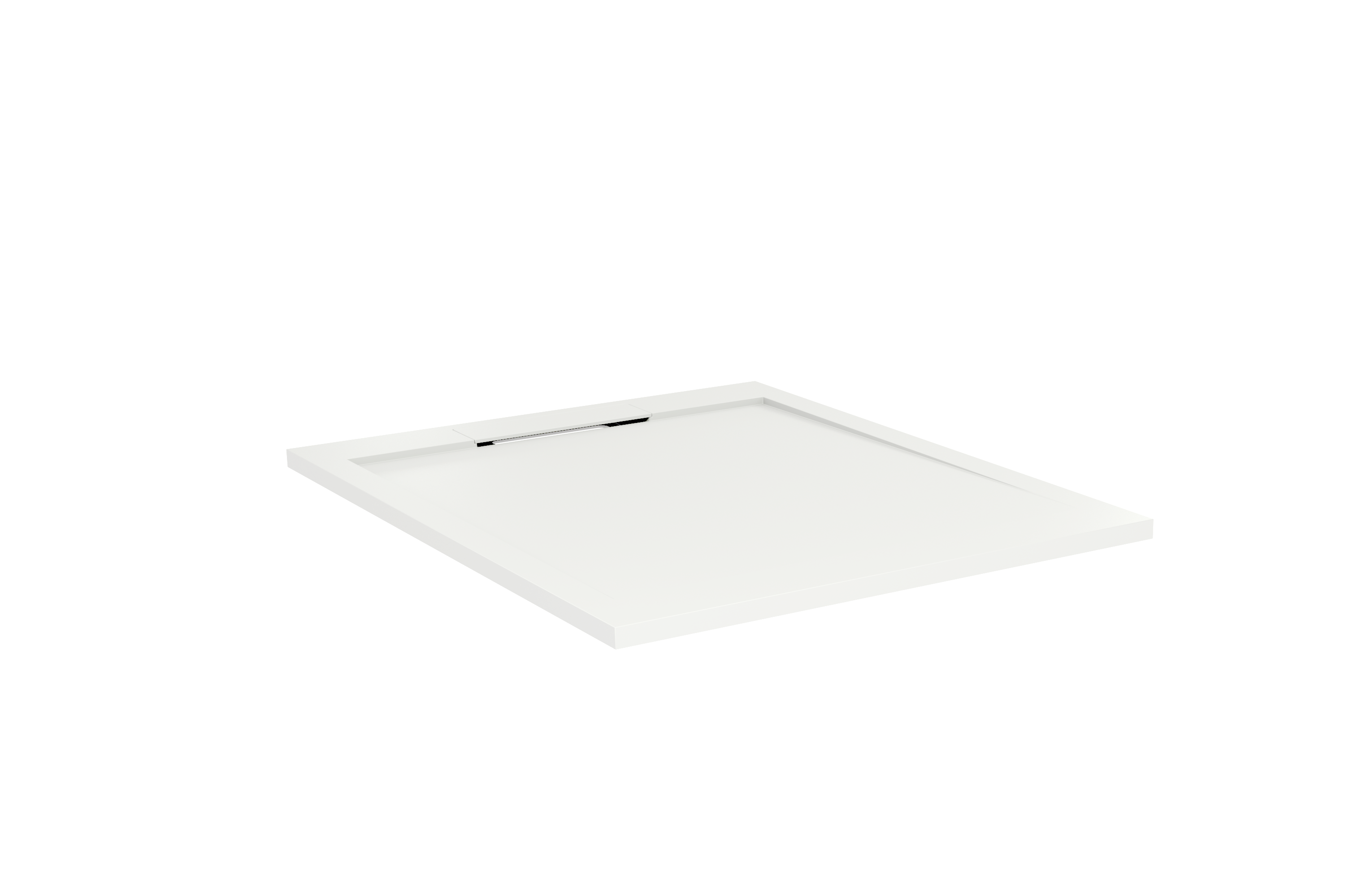 Balmani Andes douchebak 100 x 80 cm Solid Surface mat wit