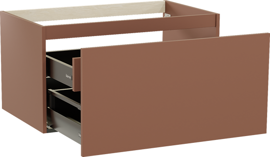 Balmani Sfera meuble sous-vasque suspendu 90 x 55 cm Cotto 2 tiroirs