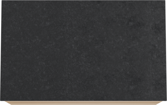 Balmani Mitra meuble salle de bains suspendu 90 x 55 cm chêne naturel avec Stretto tablette simple en granit noir