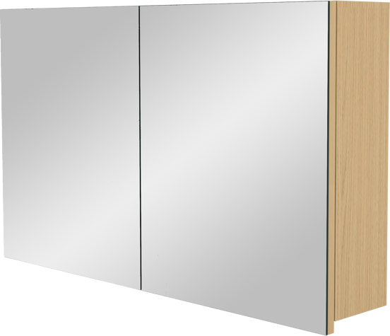 Storke Beta spiegelkast 100 x 60 cm natuur eik