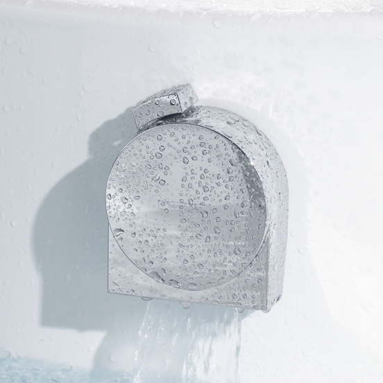 Hansgrohe Exafill Badvulling overloop -en afvoergarnituur Glanzend chroom