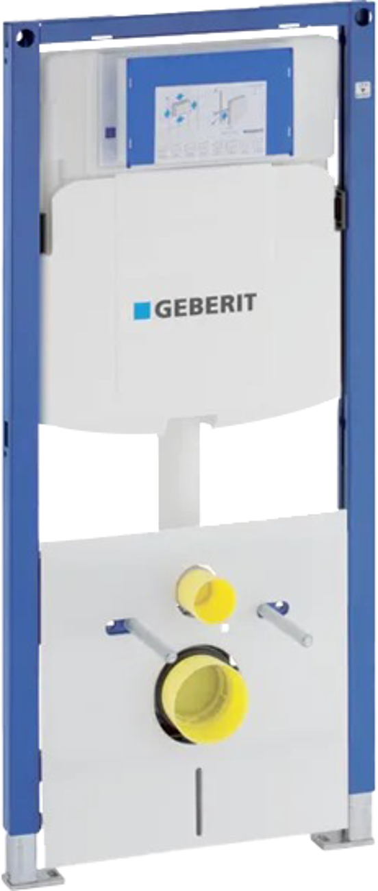 Geberit Duofix met Sigma inbouwspoelreservoir UP320, isolatiemat en 110-90 reductiering