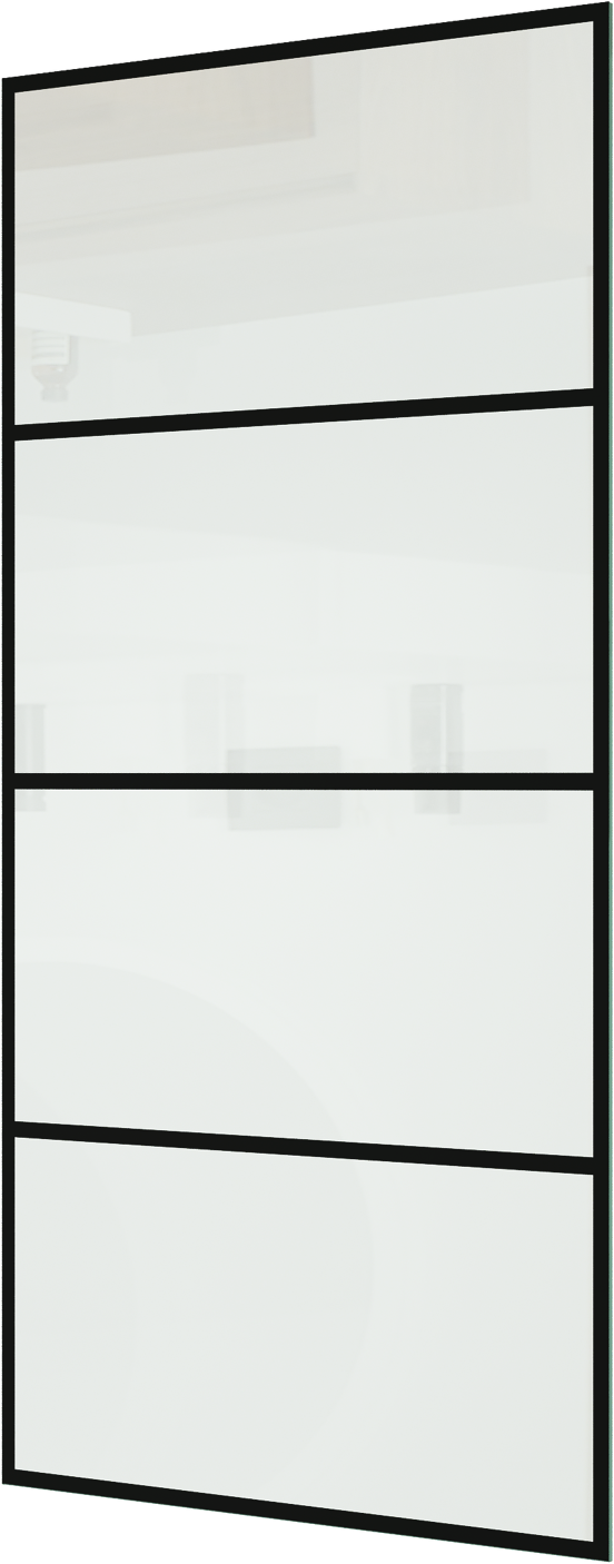 Balmani Modular Duschwand Glas: Lined, 96 x 200 cm