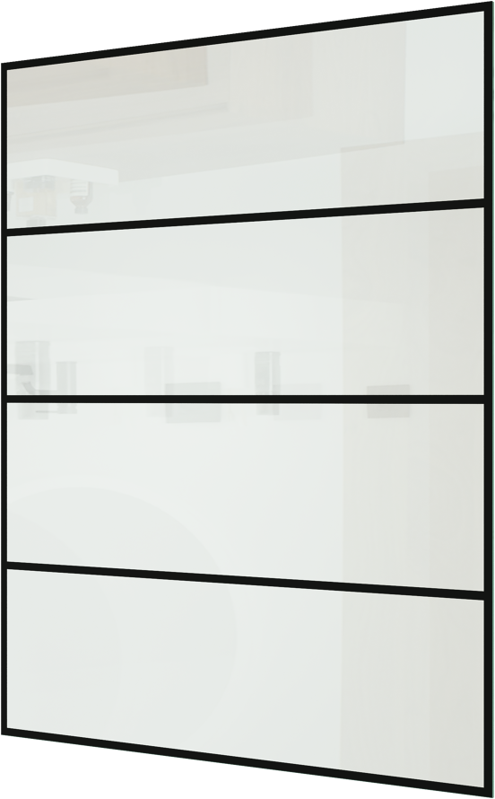 Balmani Modular Duschwand Glas: Lined, 156 x 200 cm