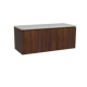 Storke Ribs badkamermeubel met Tavola wastafelblad voor waskom(men)