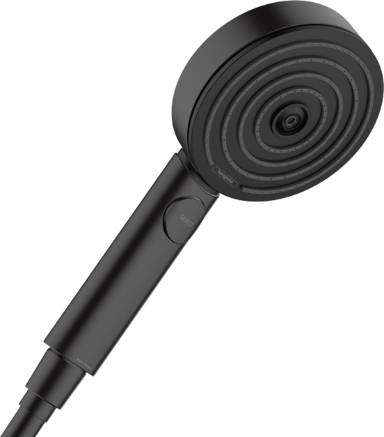 Hansgrohe Pulsify Select 105 handdouche 3 straalsoorten mat zwart