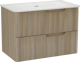 Linie Curvo badkamermeubel met Baro Curvo wastafel