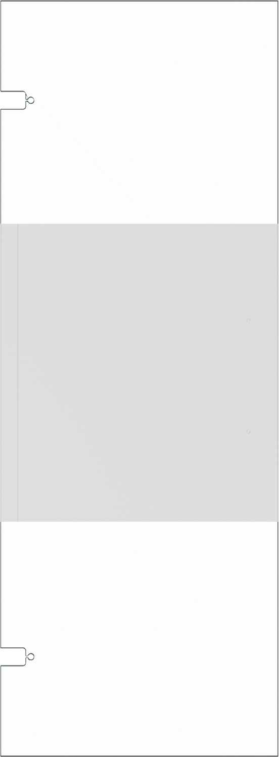 Balmani Senses Design Dusche Drehtür Links 90 x 210 cm Klarglas mit mattiertem Streifen