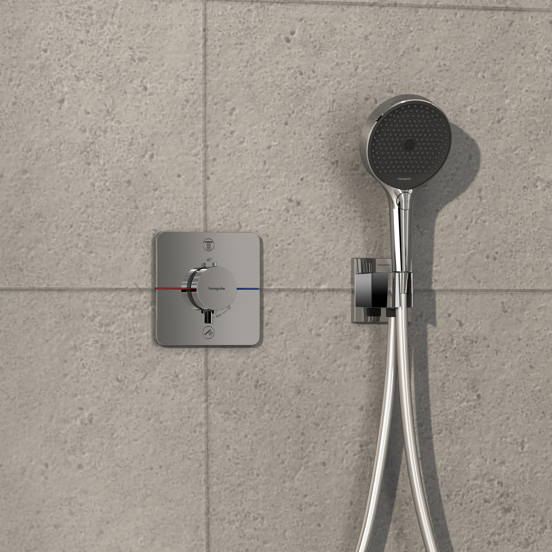 Hansgrohe Showerselect Comfort Q inbouw thermostaat 2 uitgangen glanzend chroom