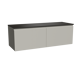 Storke Ribs badkamermeubel met Panton wastafelblad voor waskom(men)