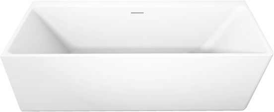 Luca Varess Coda tweepersoons hoekbad links 180 x 80 cm acryl mat wit