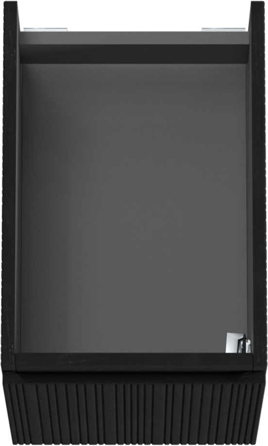 Storke Ribs meuble sous-lavabo suspendu 35 x 52 cm chêne noir