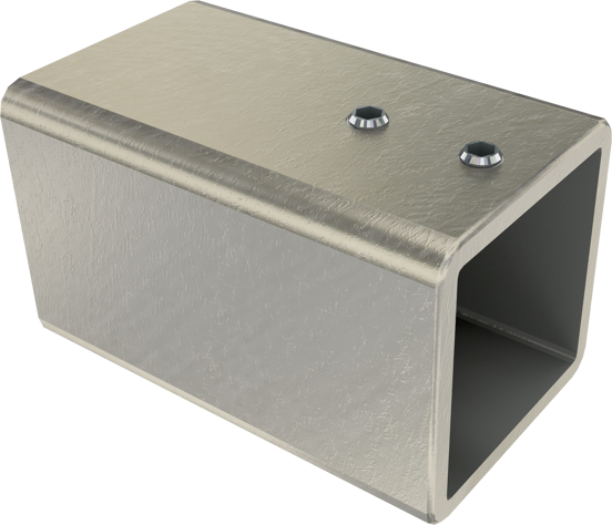 Balmani Modular douche à l'italienne 110 x 200 cm verre transparent profil inox brossé