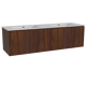 Storke Ribs badkamermeubel met Diva Wastafel