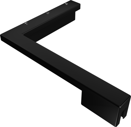 Balmani Modular korte stabilisatiestang links 18x14cm mat zwart