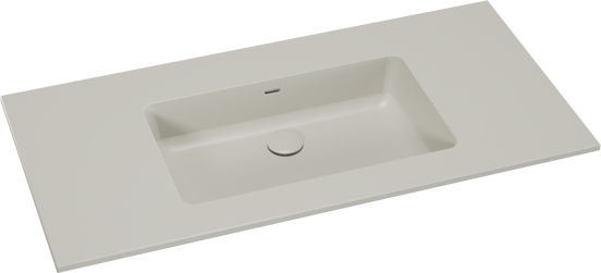 Storke Diva plan simple top solid soie grise matte 105 x 52 cm