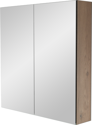 Storke Reflecta spiegelkast 75 x 75 cm ruw eiken