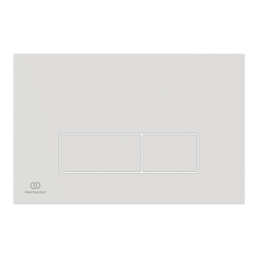 Oleas M2 plaque de déclenchement blanc brillant pour Ideal Standard ProSys bâti-support