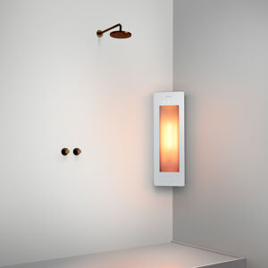 Sunshower One S Infrarood Opbouw in hoek white