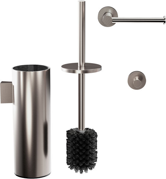 Blaufoss Harmony wc-accessoireset Brushed CoolMetal