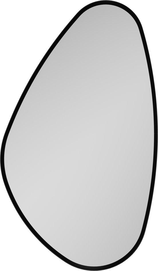 Balmani Auro miroir de toilette organique noir 35 x 60 cm