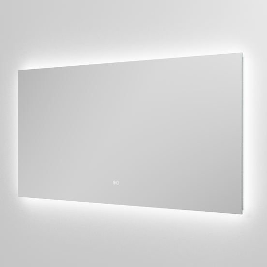 Balmani Giro Touch miroir rectangulaire lumineux et anti-buée 135 x 65 cm