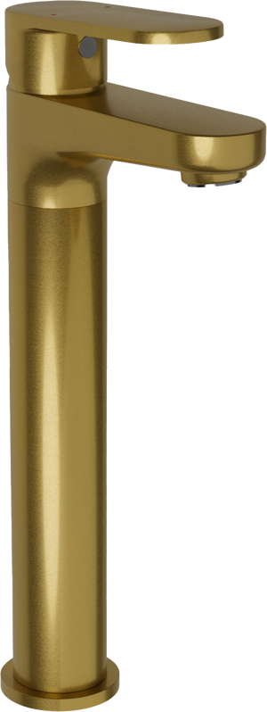 Linie Astor wastafelkraan verhoogd Brushed Gold