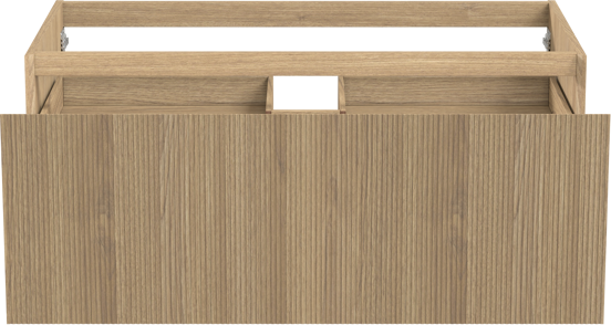 Balmani Fila meuble sous-vasque suspendu 120 x 55 cm plaqué chêne naturel 2 tiroirs
