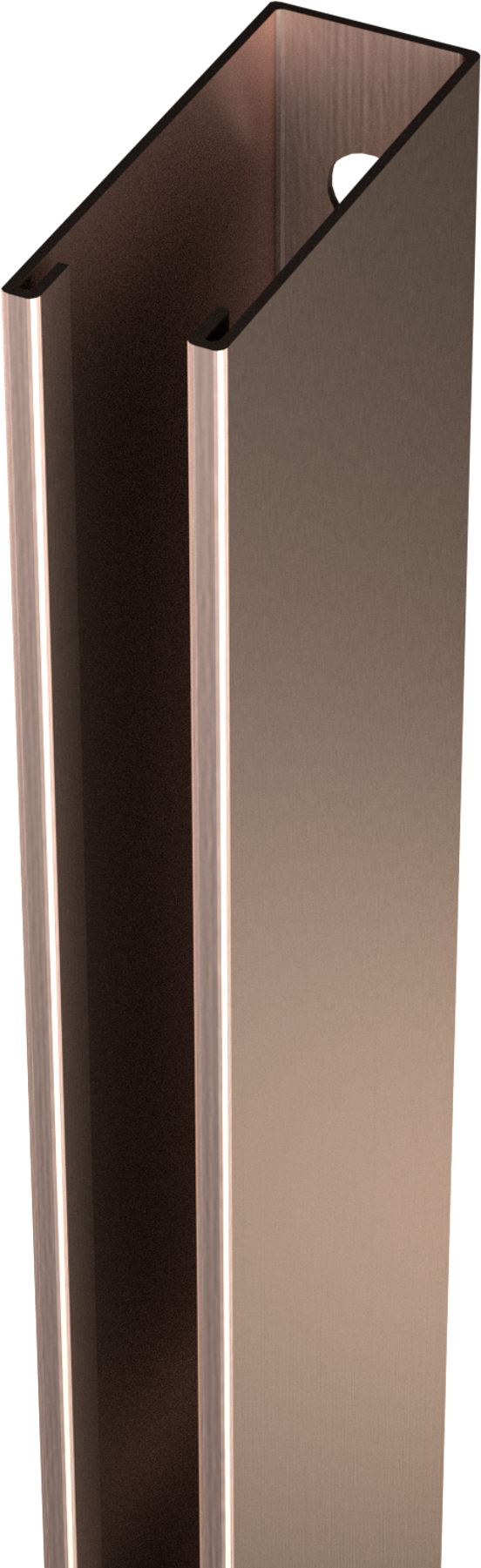 Balmani Modular muurprofiel 3x200cm Brushed Rosegold