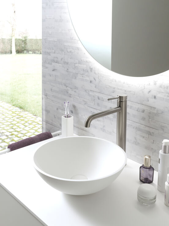 Storke Ronda waskom matte Solid Surface rond Ø 36 cm