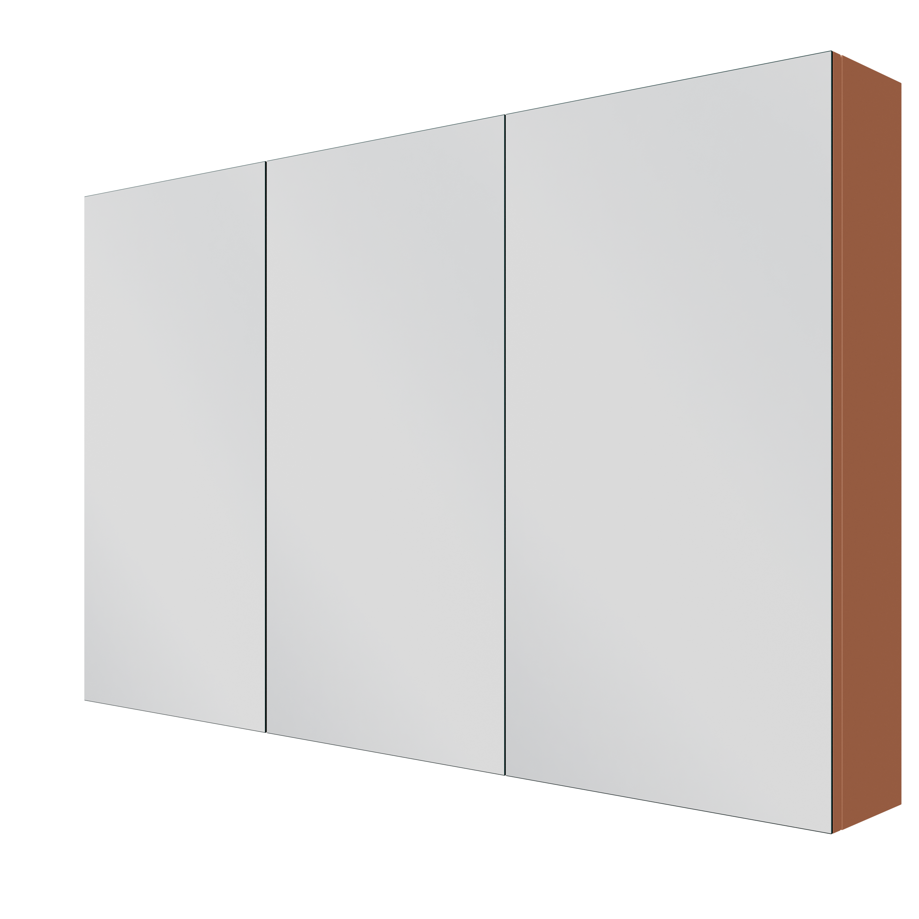 Linie Montro spiegelkast 120 x 75 cm cotto