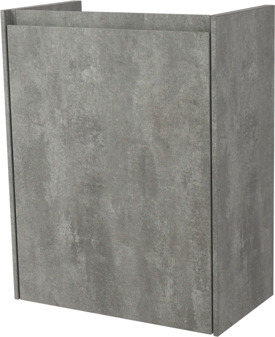Storke Edge zwevende toiletmeubelkast 40 x 22 cm beton donkergrijs