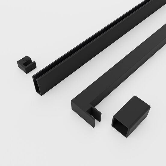 Balmani Modular Rise profielenset mat zwart