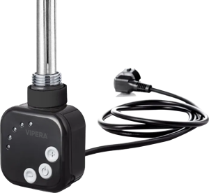 Vipera analoge Thermostat-Teile für elektrische handtuchheizung 500W schwarz