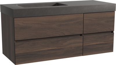Storke Edge badkamermeubel met Scuro High Wastafel