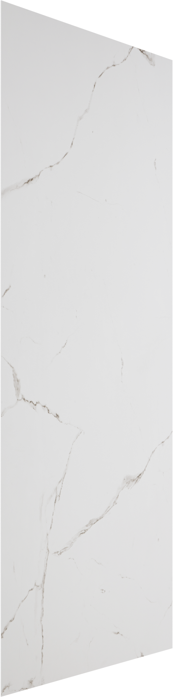 Luca Varess Artdeco douchewandpaneel 90 x 244 cm alu-composiet witte marmer look