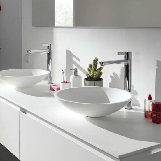 Balmani Facetta dubbel tablet matte Solid Surface 180 x 55 cm