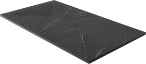 Luca Varess Suite Duschwanne 160 x 90 cm Marmorkomposit Marble Dark 