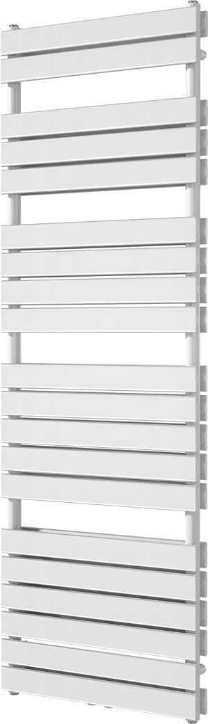 Vipera Vulcan dubbele handdoekradiator 60 x 183,5 cm centrale verwarming glanzend wit zij- en middenaansluiting 1.975W