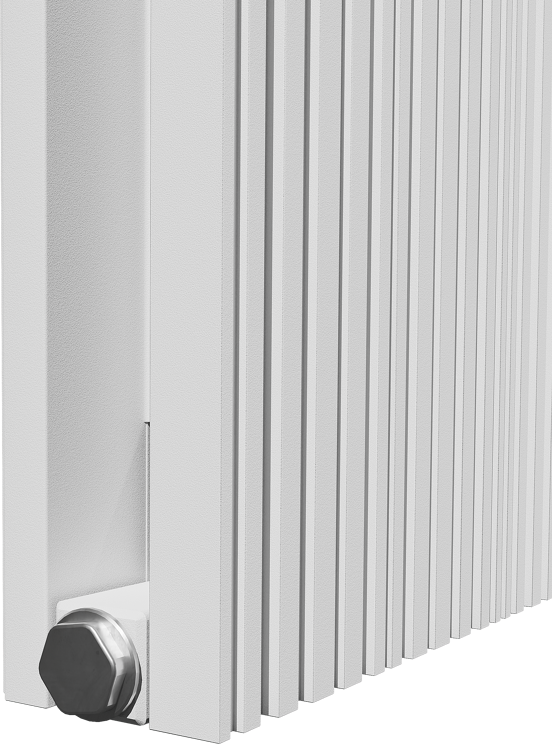 Vipera Mares dubbele handdoekradiator 37,5 x 180 cm centrale verwarming mat wit zij- en middenaansluiting 1477W